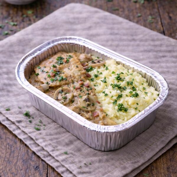 Escalope de veau à la normande