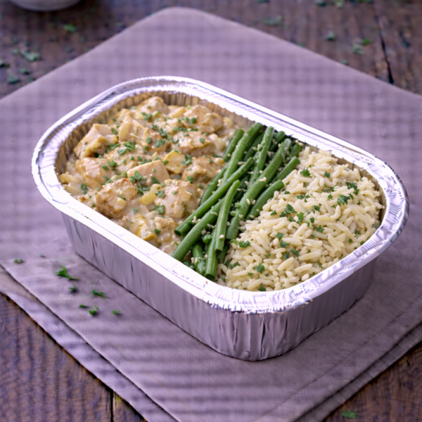 Sauté de poulet crémeux au gouda vieux