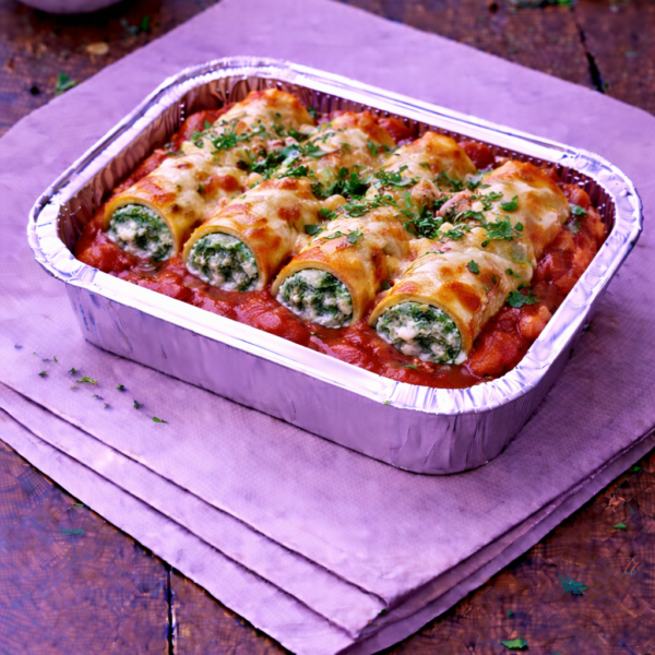 Cannelloni aux épinards et ricotta