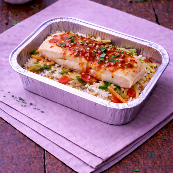 Filet de lieu noir sauce aigre-douce