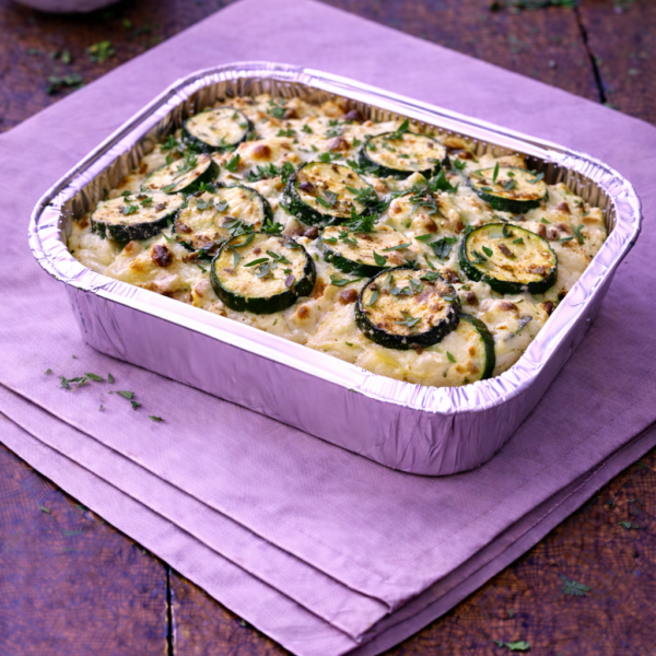 Gratin de courgettes à la ricotta et au romarin